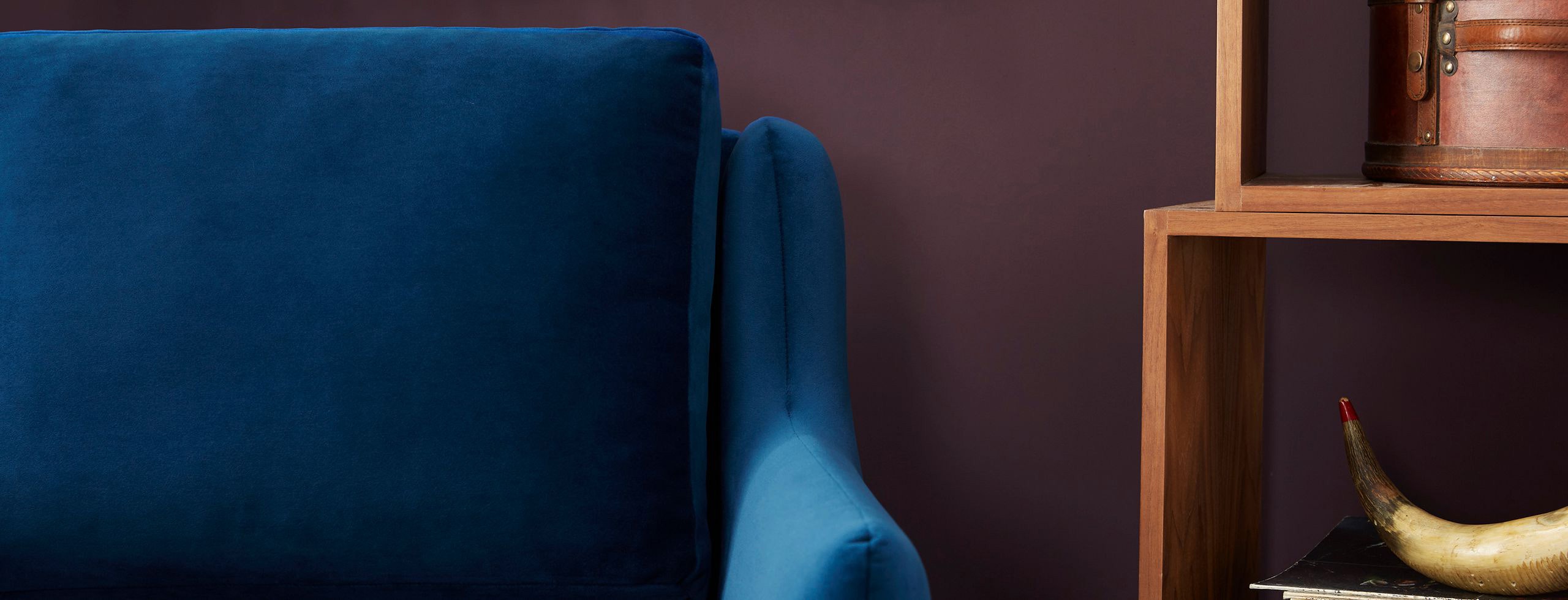 Bell Chair Royale Cobalt Flipped