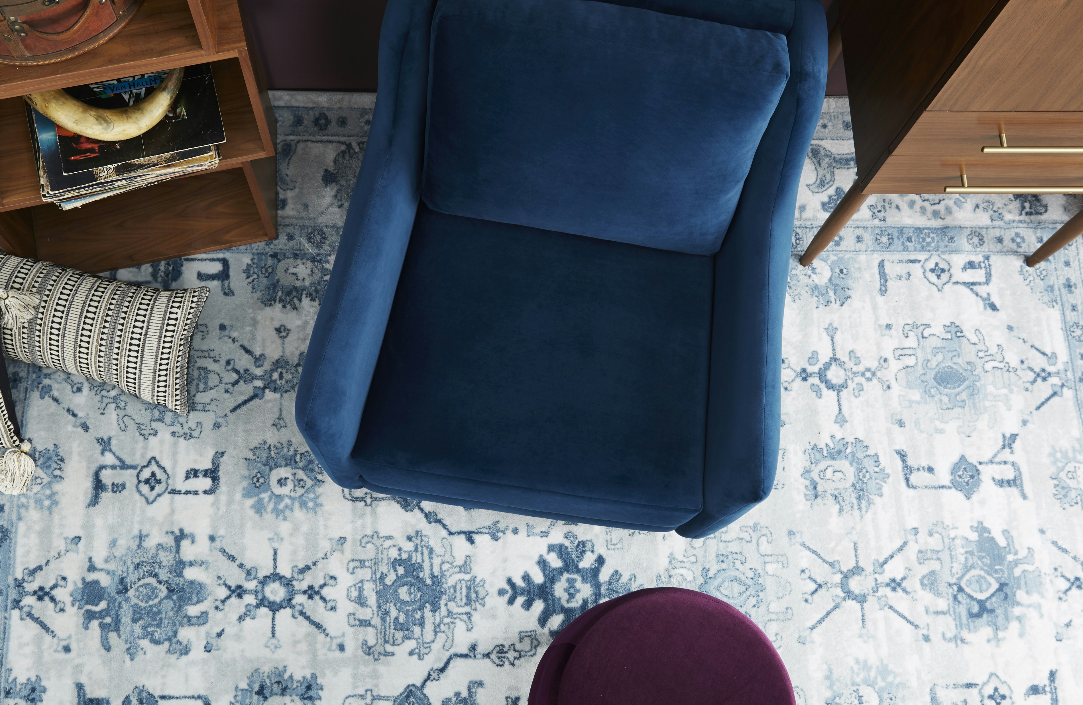 Bell Chair Royale Cobalt