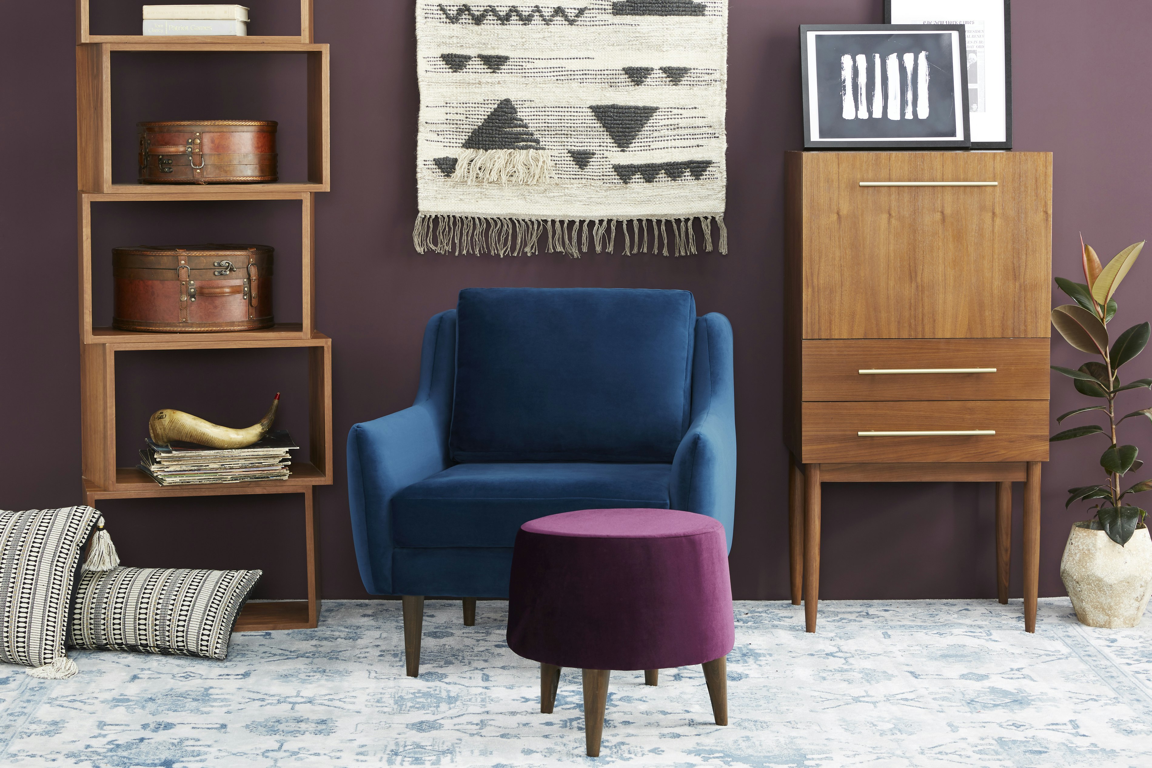 Bell Chair Royale Cobalt