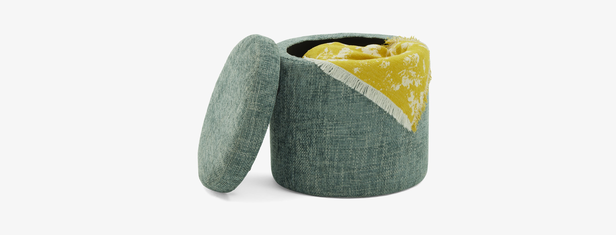 Quinn Petite Ottoman Bungalow Slate