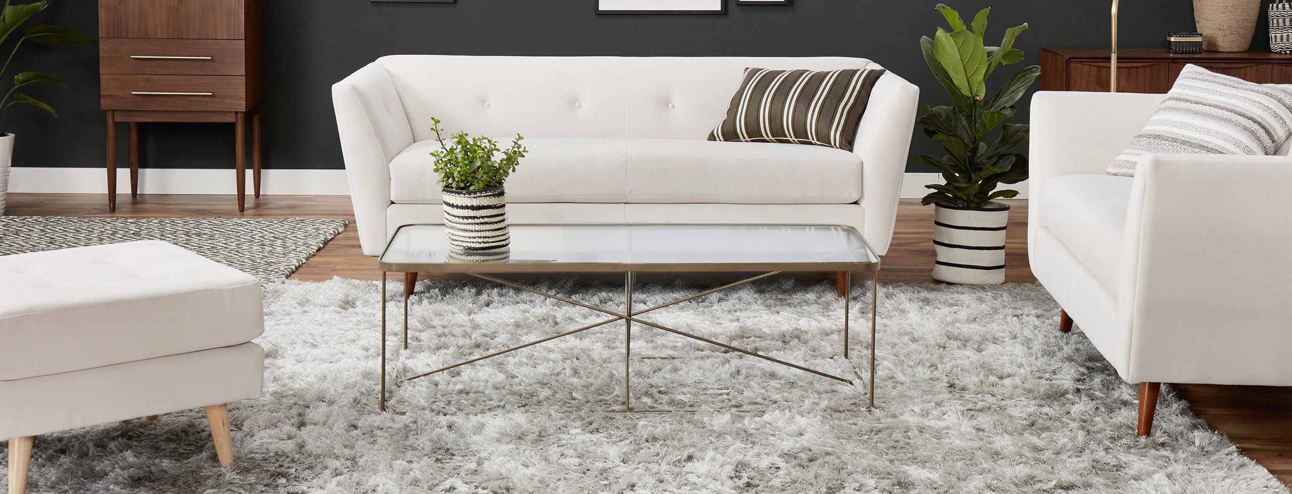 Duchess Corner Sectional Pearl Luminance Flipped