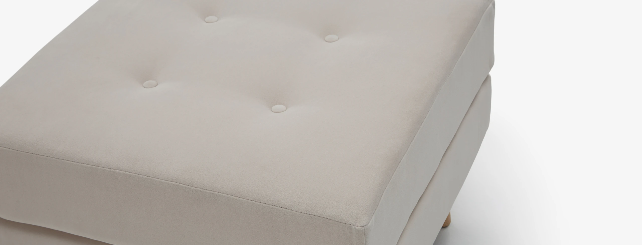 Duchess Ottoman Pearl Luminance