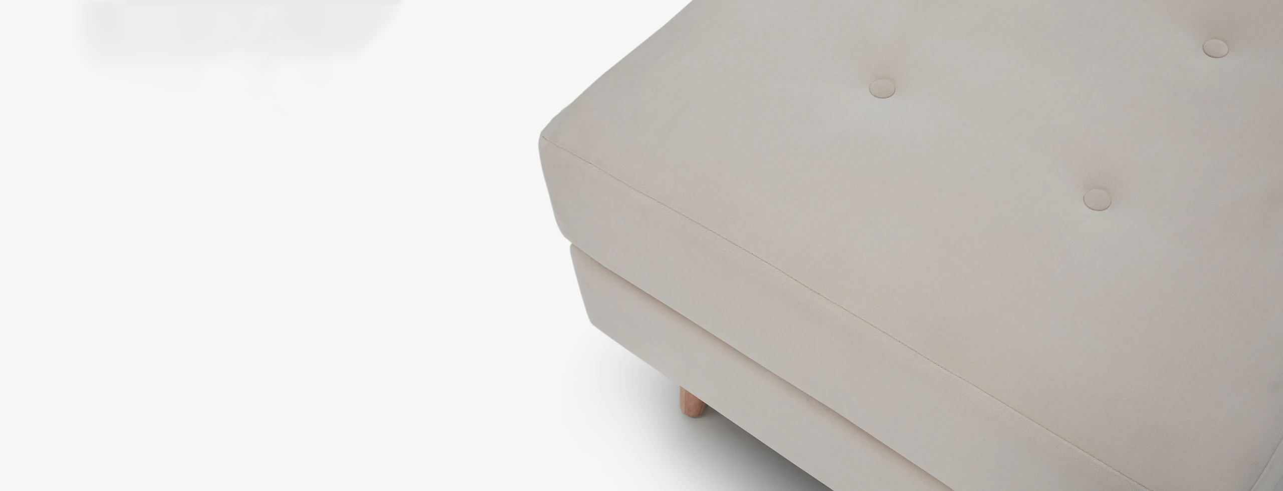 Duchess Ottoman Pearl Luminance