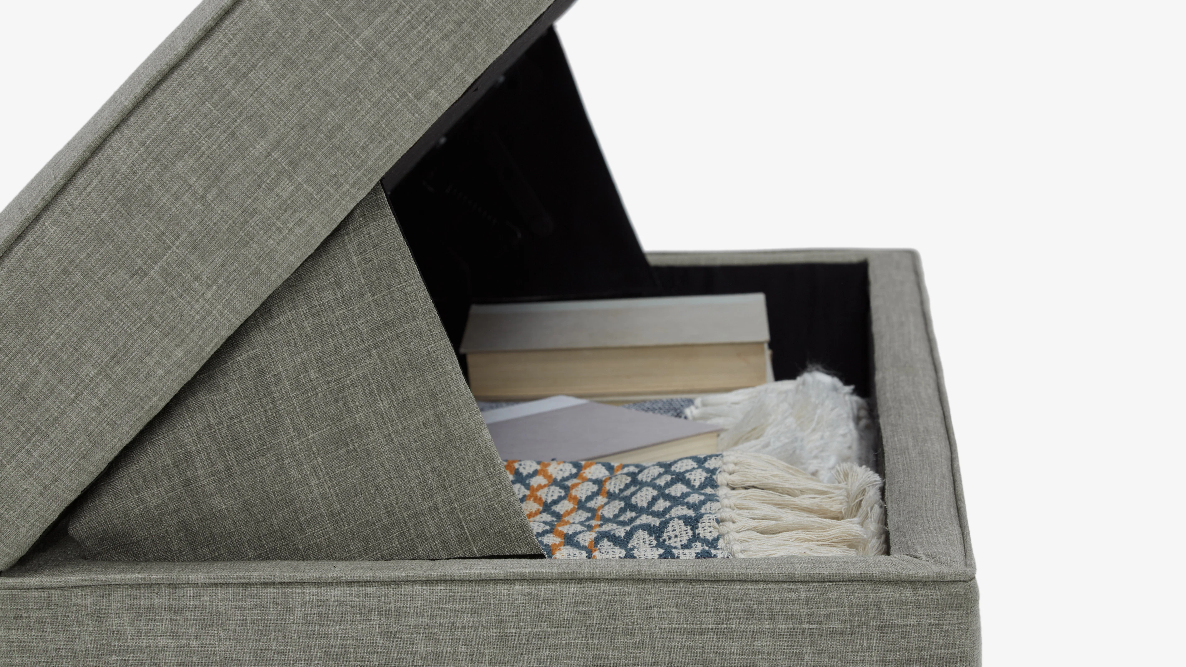 Cammy Bench With Storage Chance Platinum