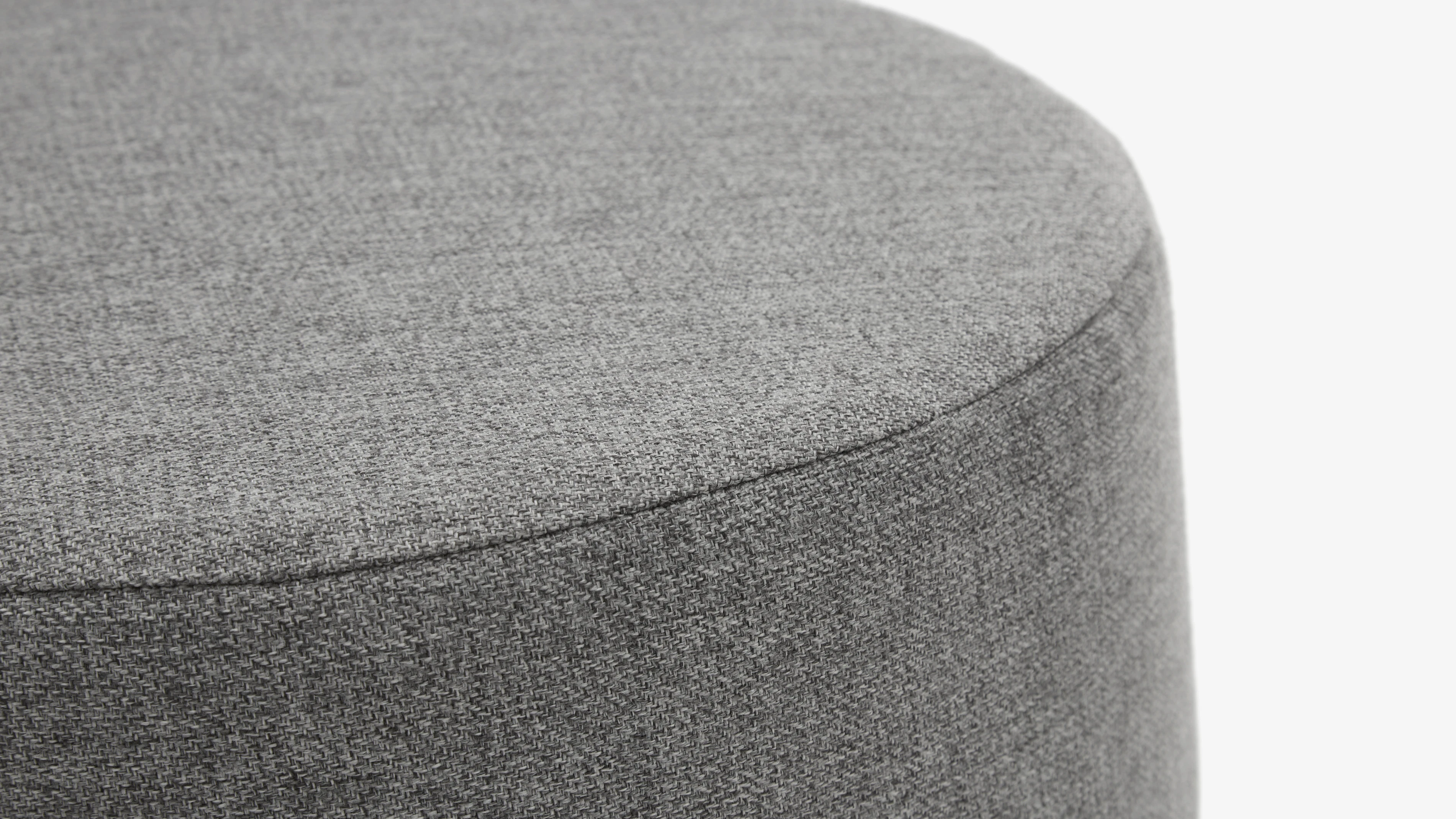 Nettie Ottoman Taylor Felt Grey