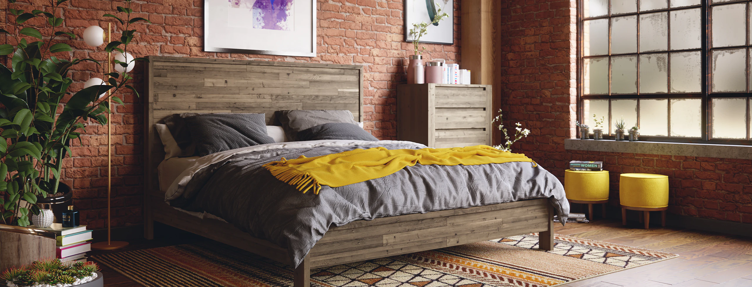 Joybird Afton bed Scene3B Variation2 2560x980