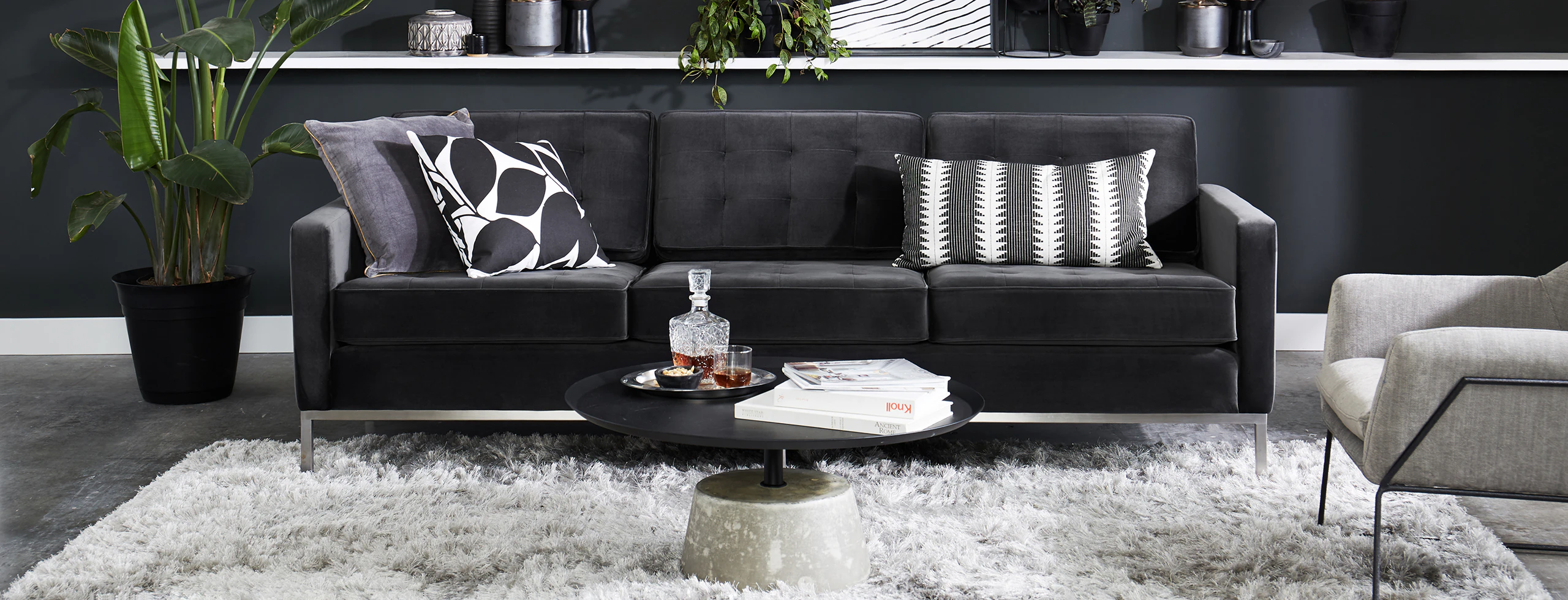 Franklin Sofa Royale Gunmetal