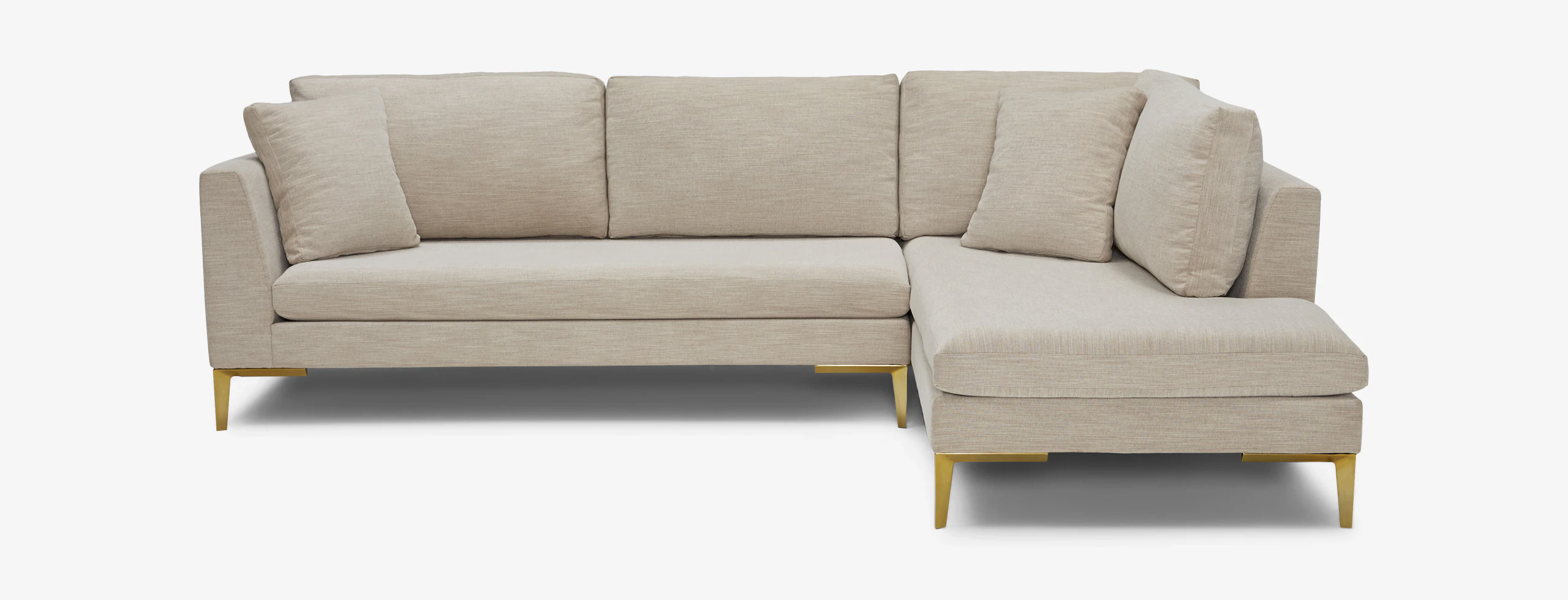 Ainsley Sectional with Bumper Lucky Divine Flip