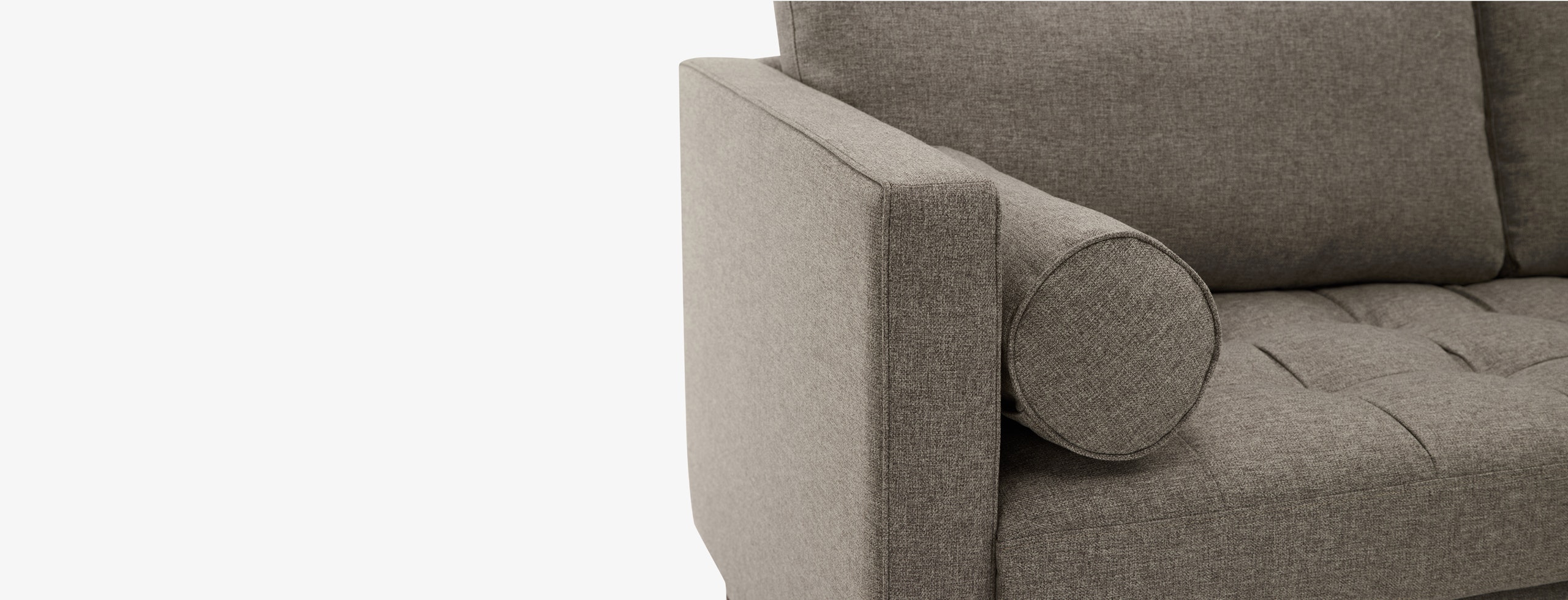 Briar Sleeper Storage Sectional Taylor Felt Gray