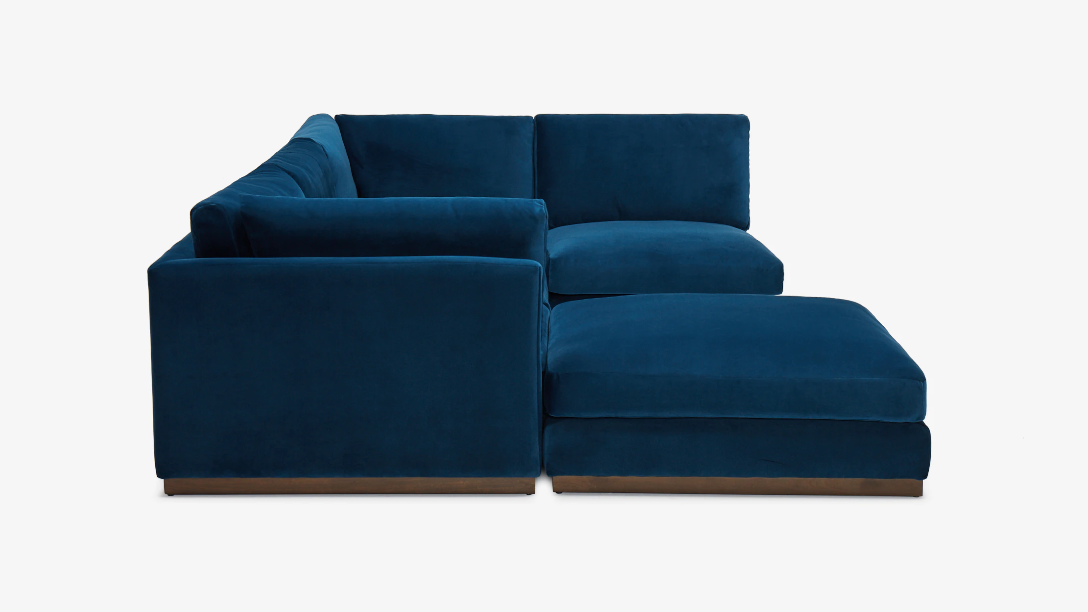 Holt Sofa Chaise Sectional Royale Cobalt