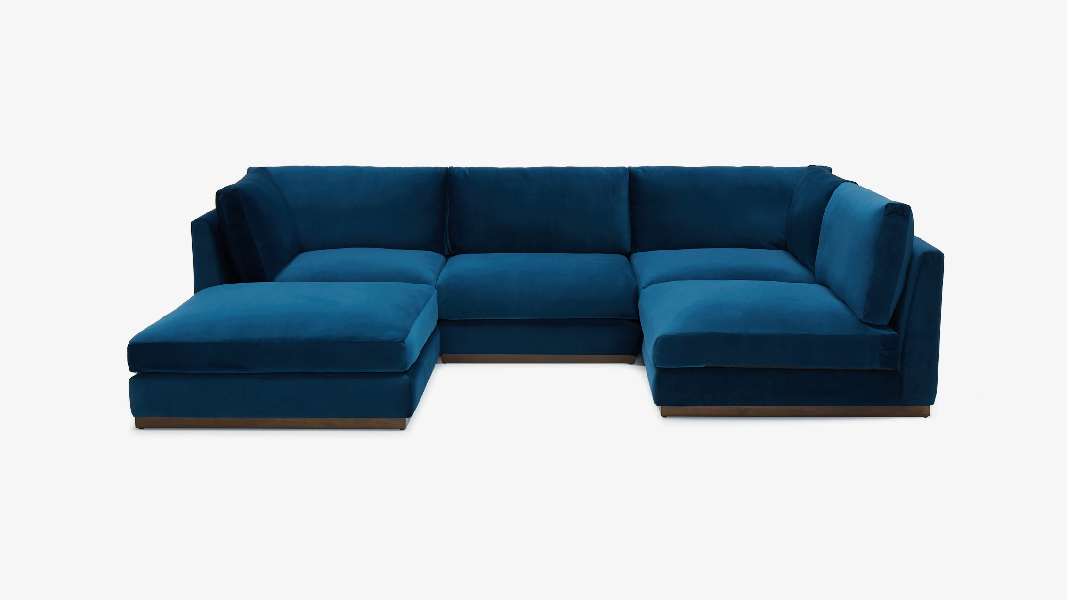 Holt Sofa Chaise Sectional Royale Cobalt