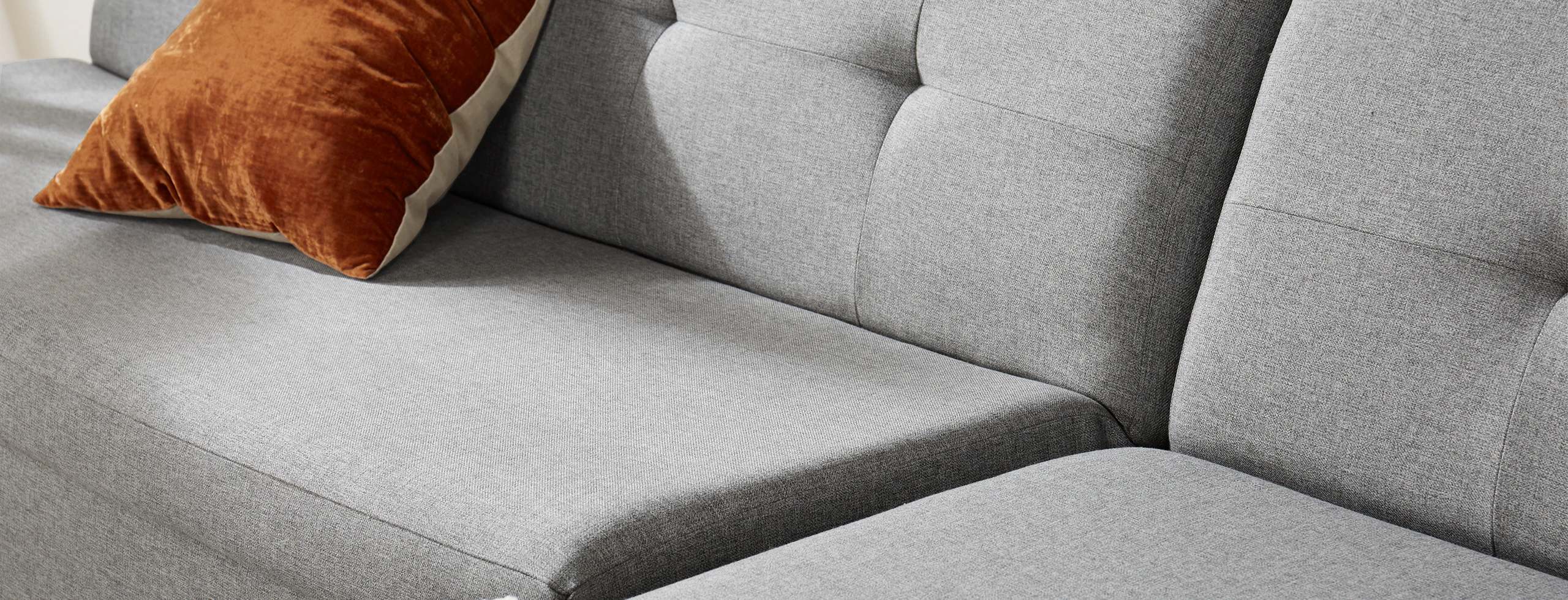 Carson 2pc Sectional Taylor Felt Grey