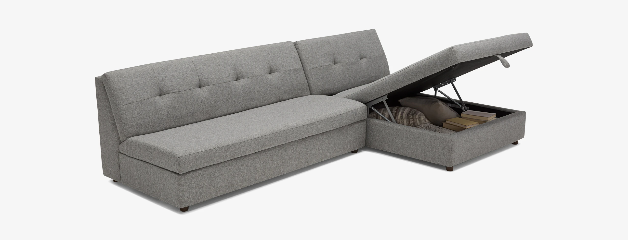 Carson 2pc Sectional Taylor Felt GreyCarson 2pc Sectional Taylor Felt Grey