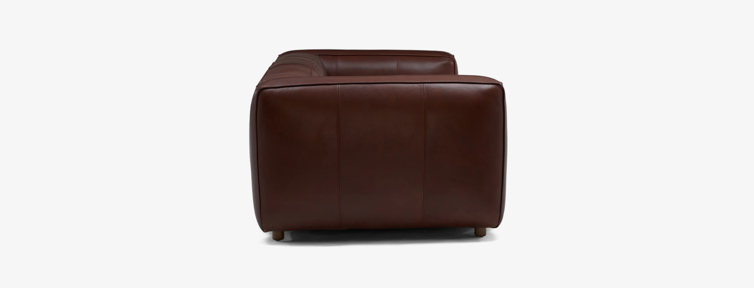 Jaxon Leather Sofa Reynoso Chocolate