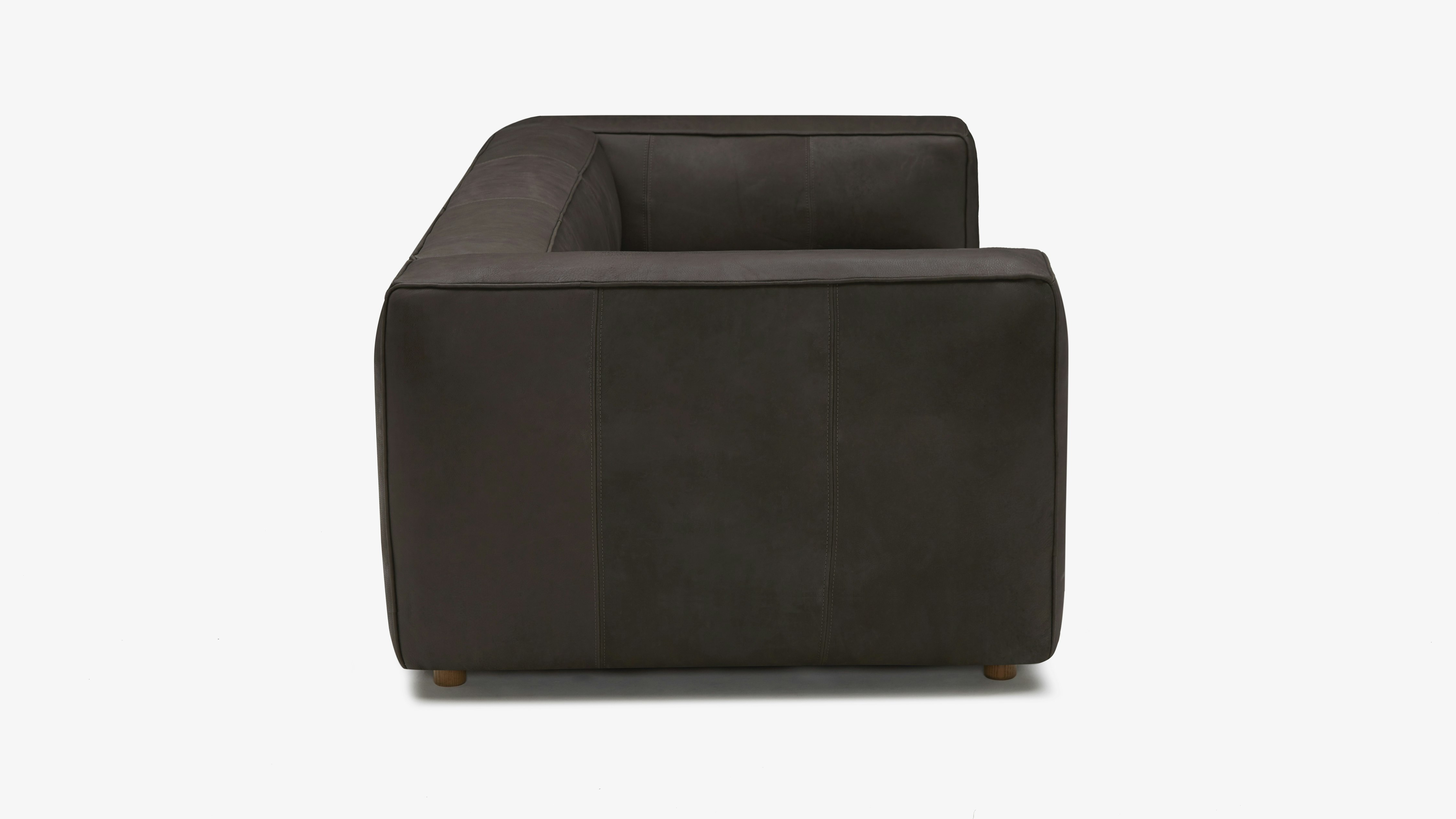 Jaxon Leather Sofa Toledo Graphite