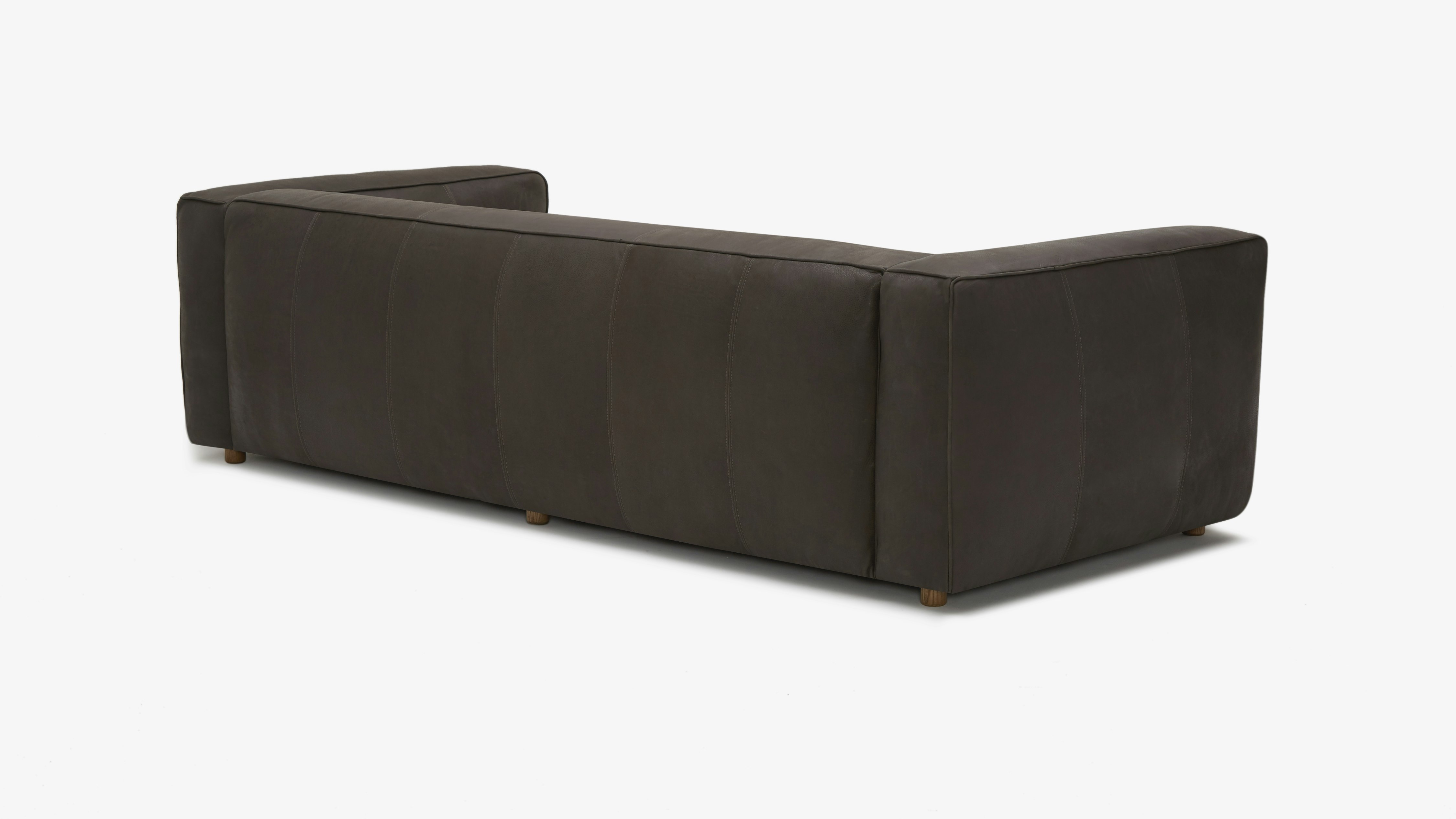 Jaxon Leather Sofa Toledo Graphite