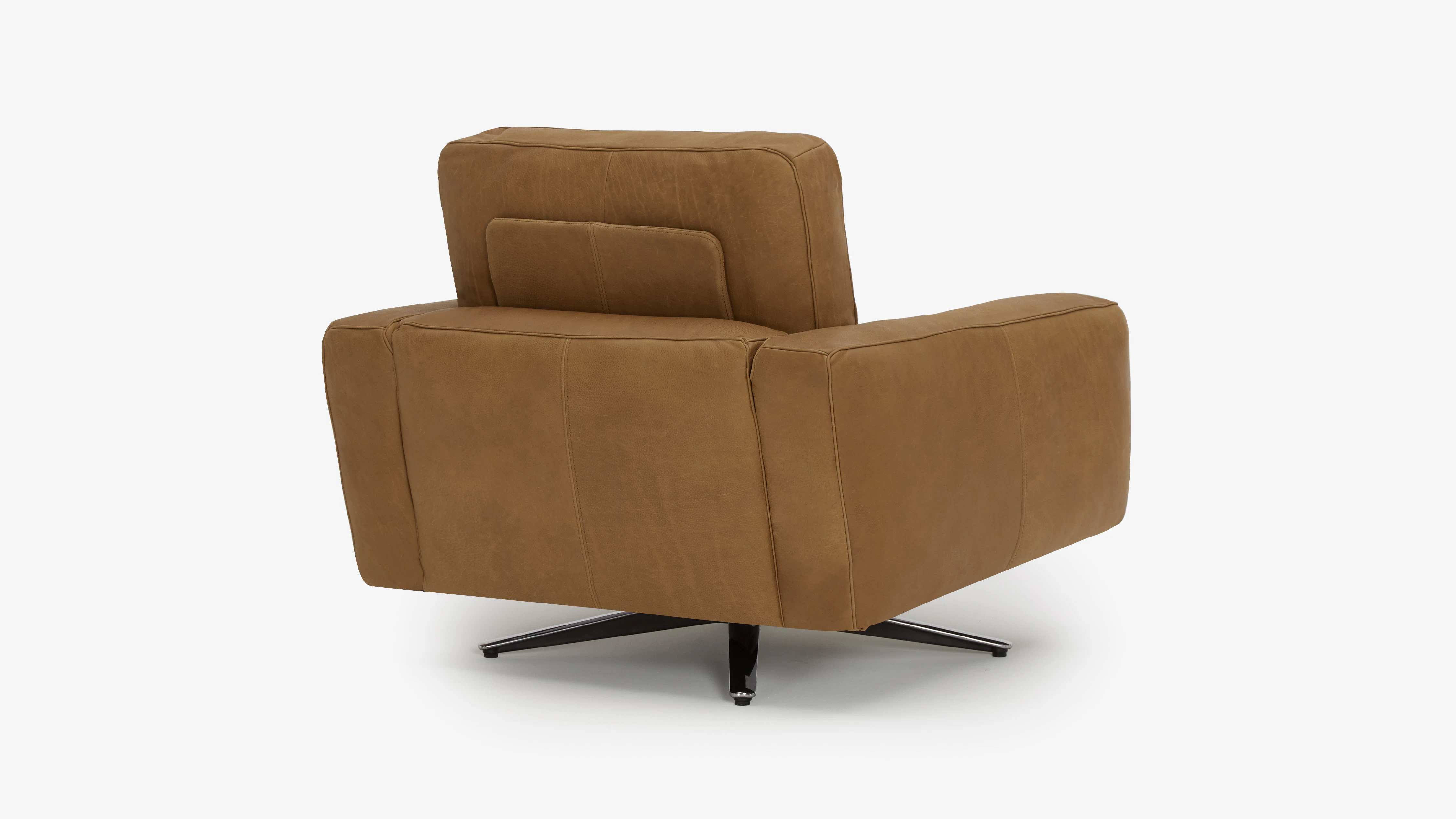Nova Leather Swivel Chair Toledo Camel