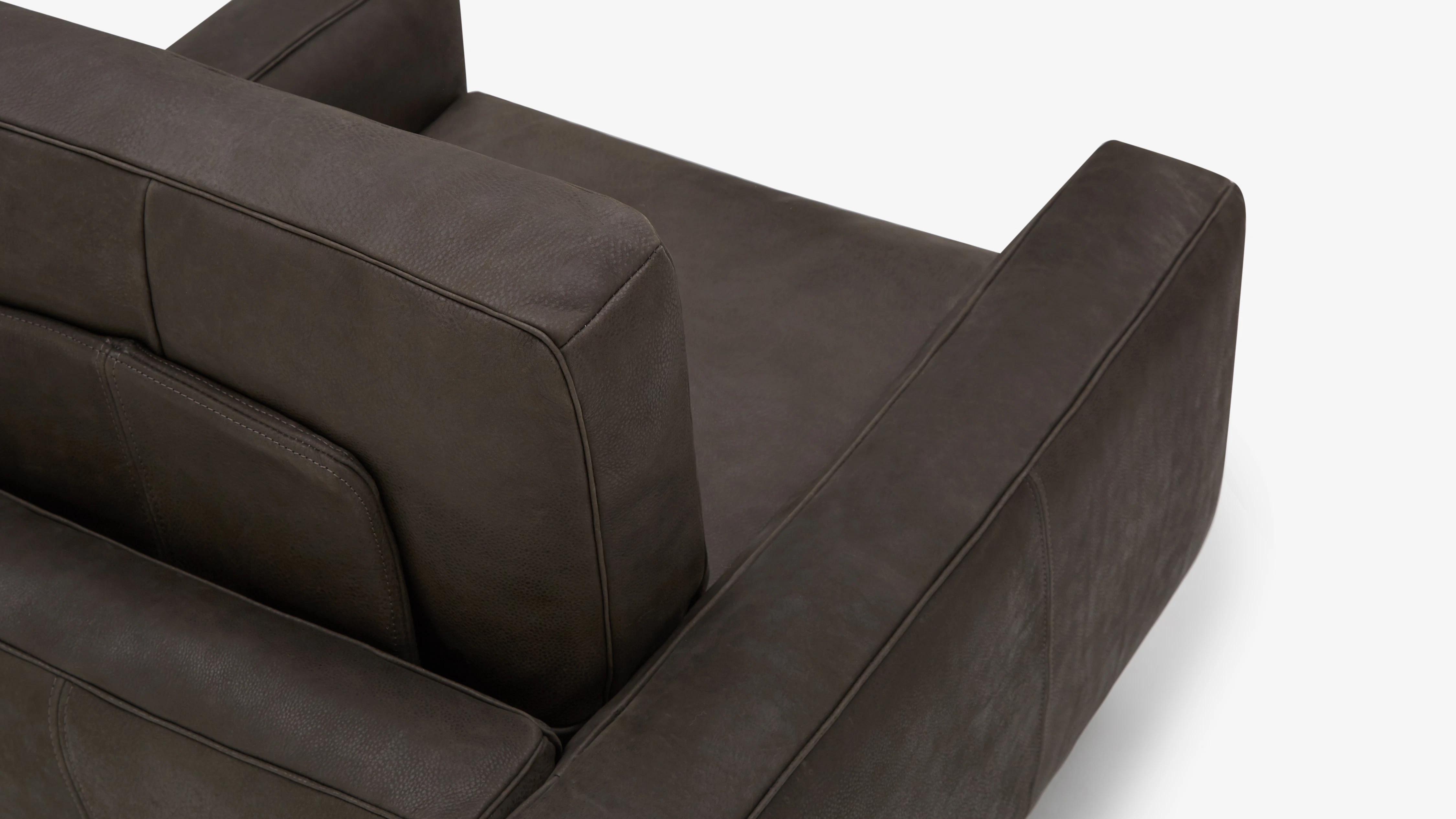 Nova Leather Swivel Chair Toledo Graphite