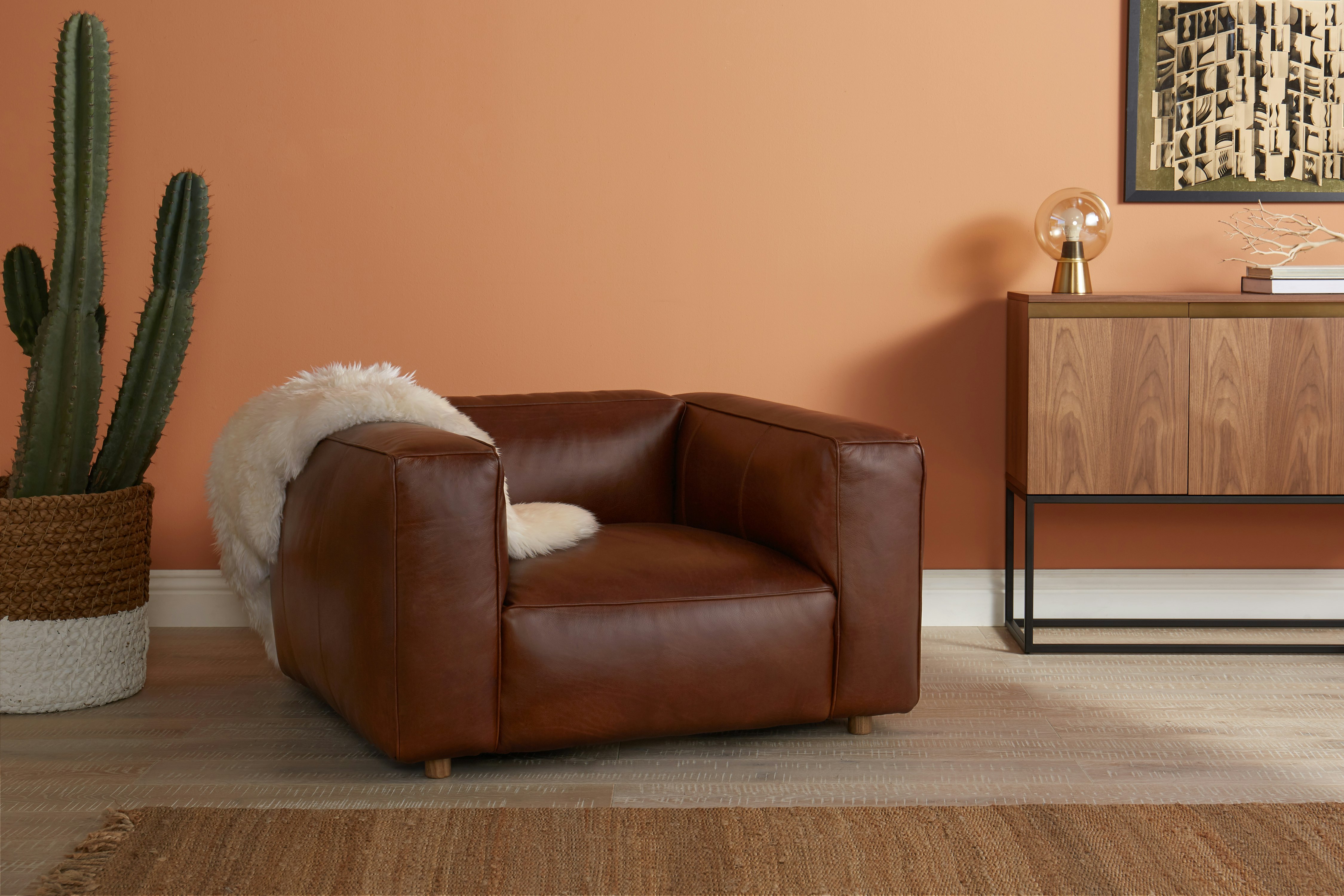 joybird leather chair