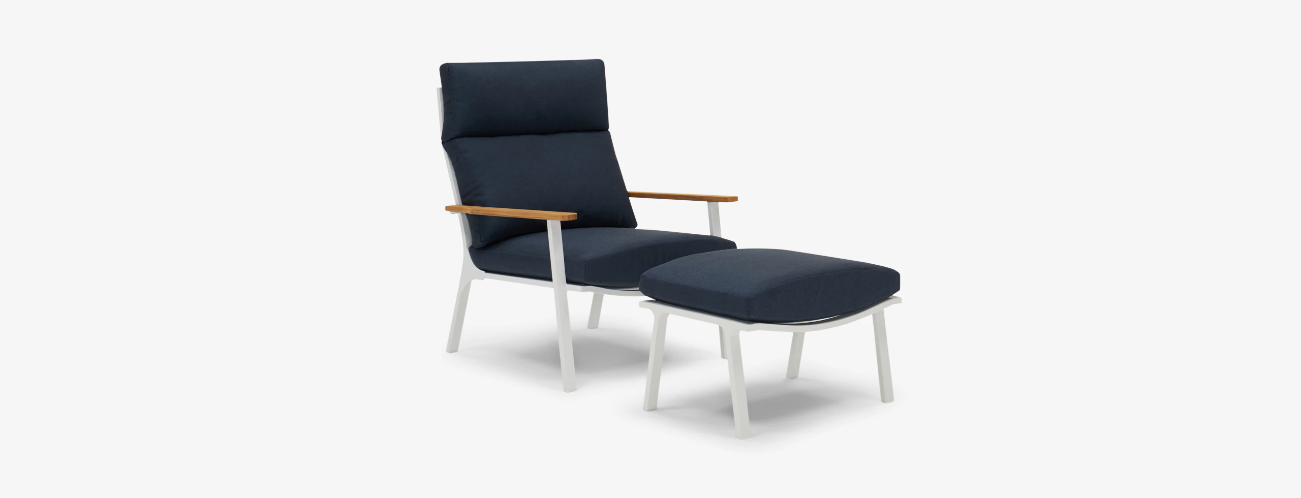 Lido Outdoor Lounge Chair And Ottoman