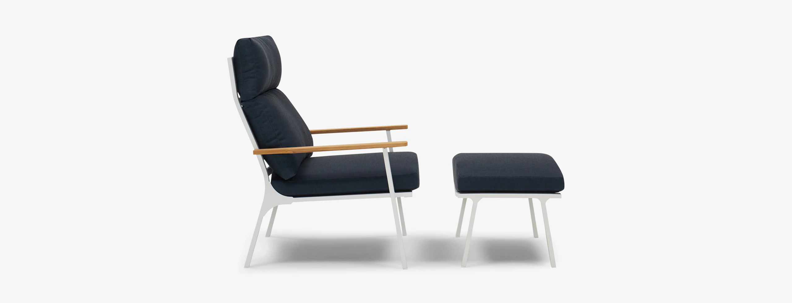 Lido Outdoor Lounge Chair And Ottoman