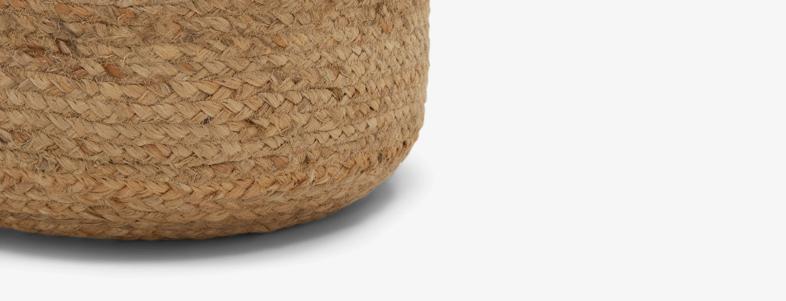 Bari Braided Pouf