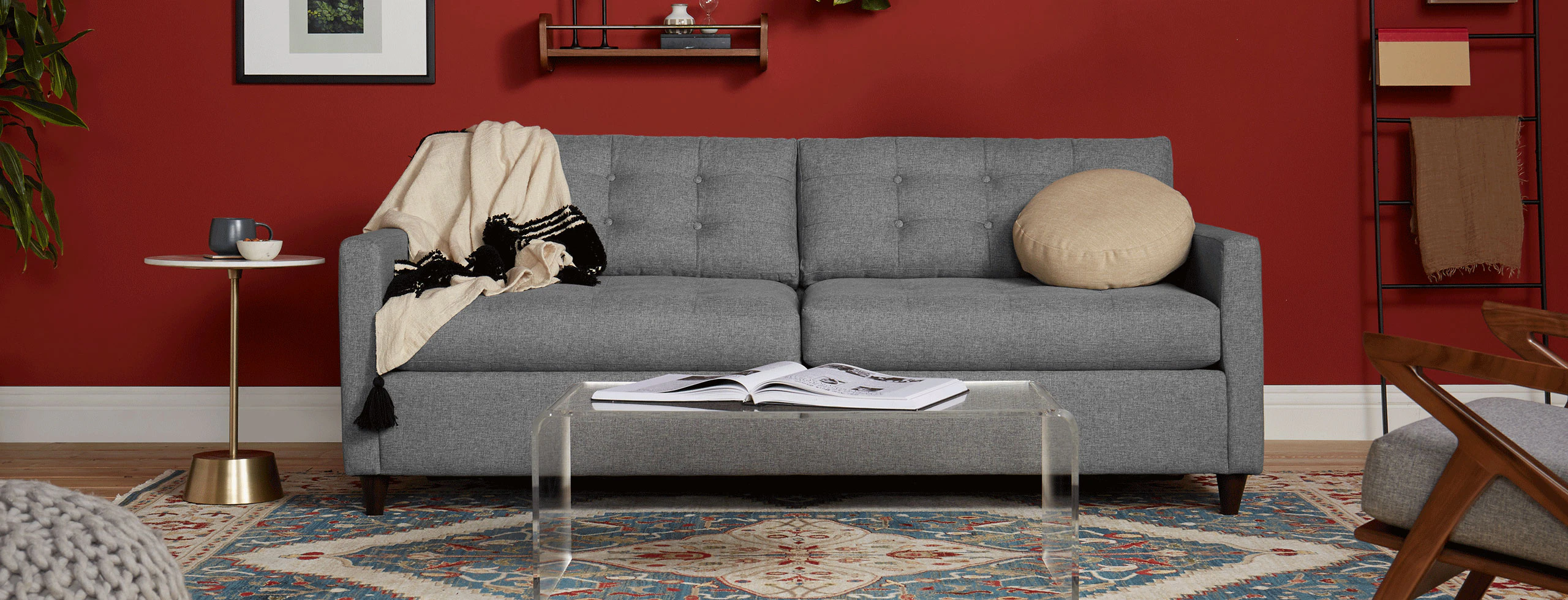Eliot Sleeper Sofa Taylor Felt Grey