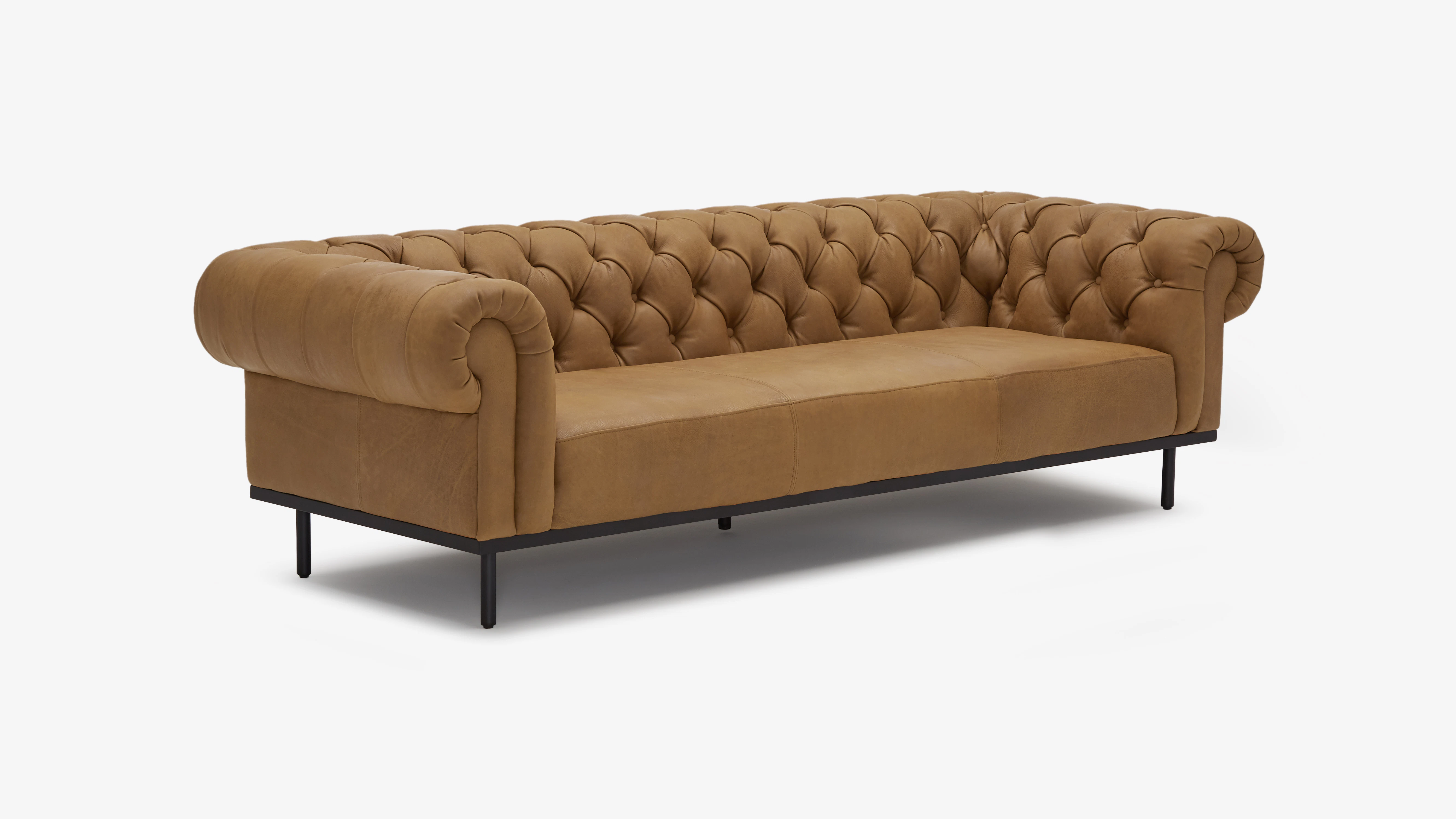 Bree Leather Sofa Toledo Camel