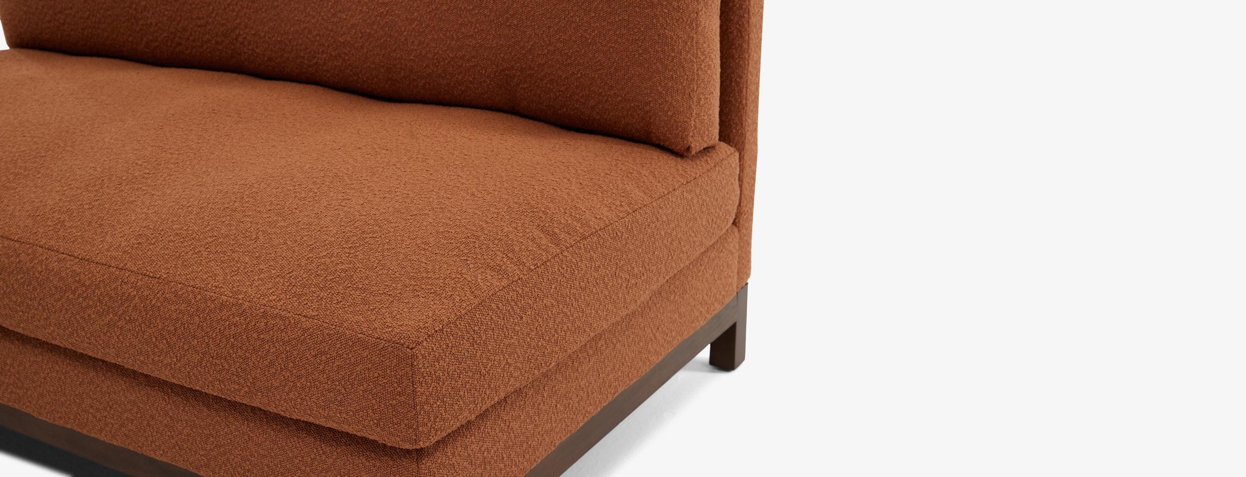 Arwen Armless Sofa Bubbly Moscow Mule