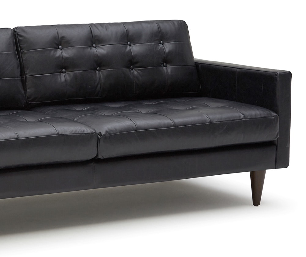 Eliot Leather Sofa Joybird The Art Of Sitting