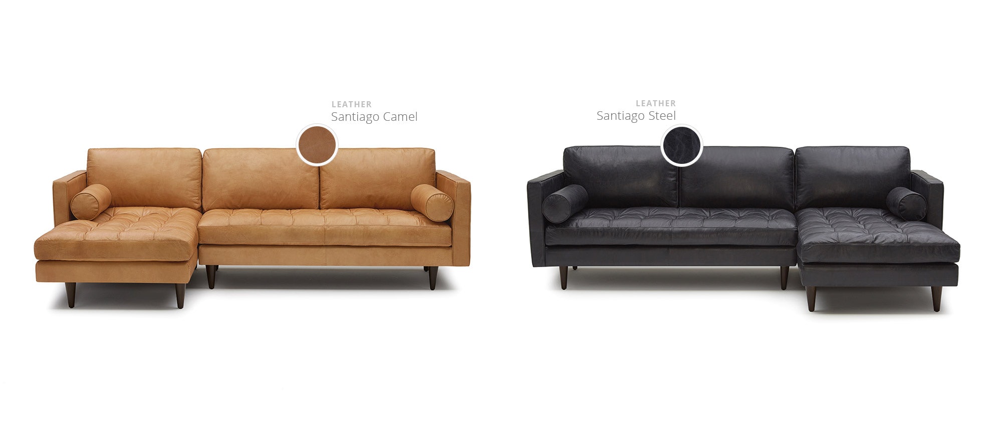 Briar Leather Sectional