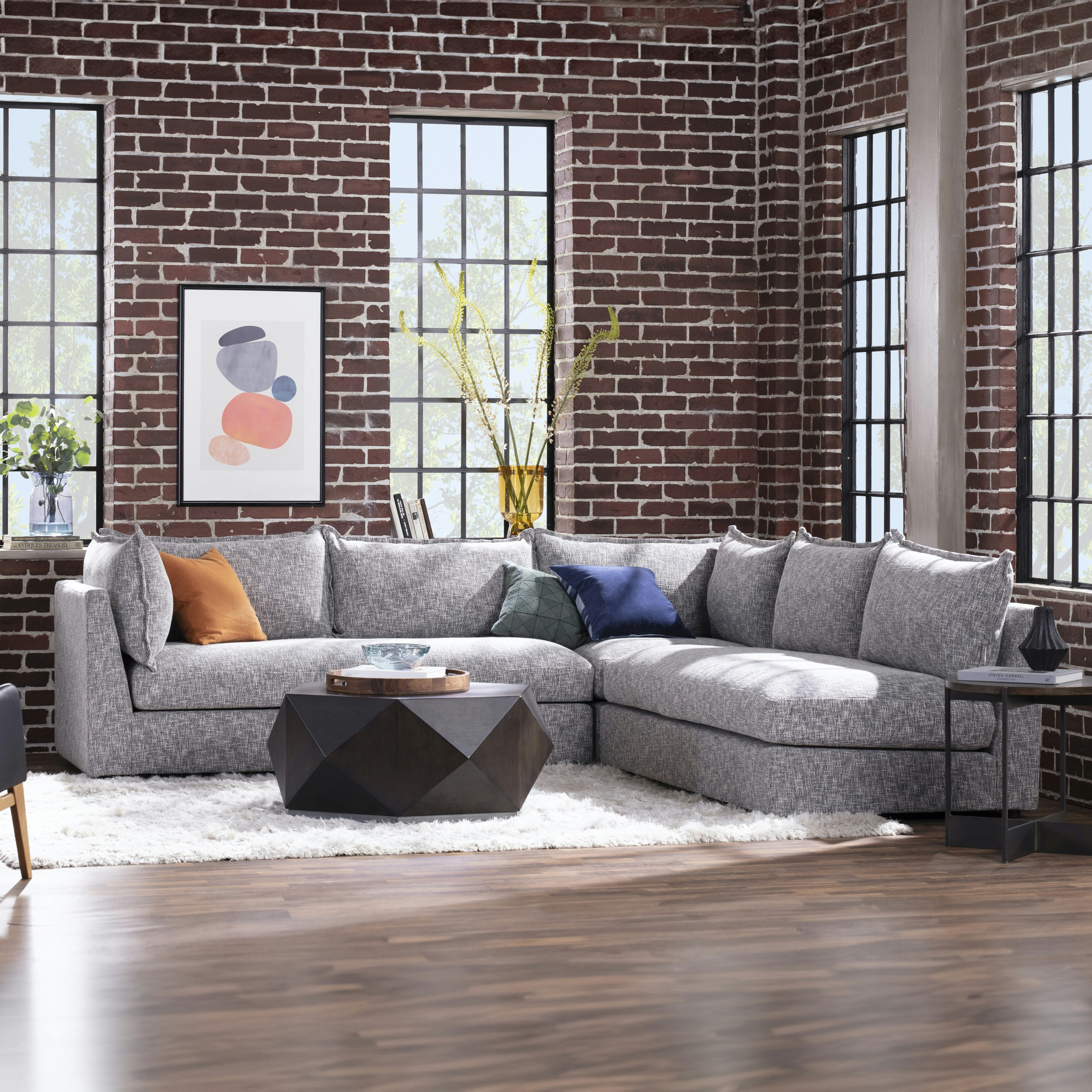 Strikingly modern, and oh-so-cozy, the Wilder Collection showcases plump cushions, pillowed backings and enough space for everyone to sprawl out.