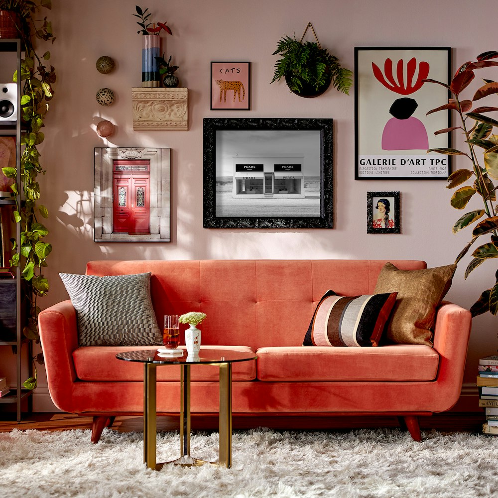 Timeless and chic, the Hughes Collection brings the best of Mid-Century into your space with subtle tufting, sleek lines, and effortless elegance.